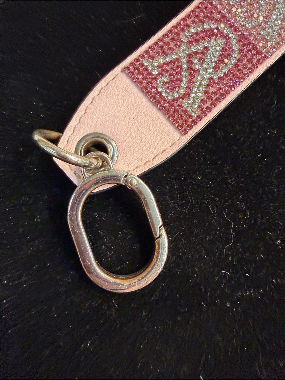 Pink Crystal-Embellished Key Strap - Picture 5 of 9